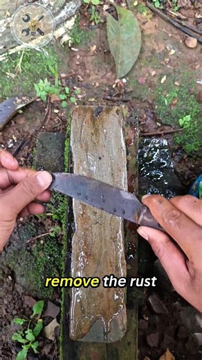 Cleaning a Rusty Kitchen Knife the Simple Way