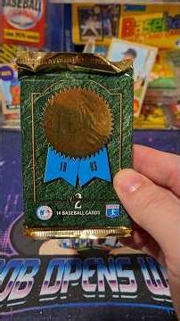 1993 Leaf Baseball Cards Wax Pack Opening #baseballcards #cardcollecting