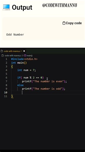 Small programs build big programmers 💻#cprogramming #learncoding #shorts
