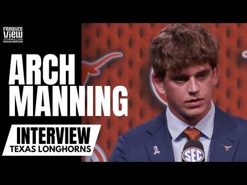 Arch Manning Discusses LSU vs. Texas, Ohio State Lessons & High Expectations for Texas in 2026
