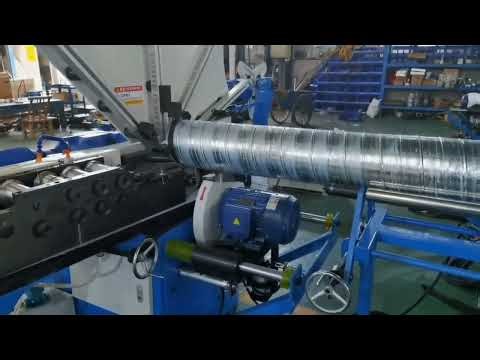 HVAC Round Duct Spiral Tube Making Machine