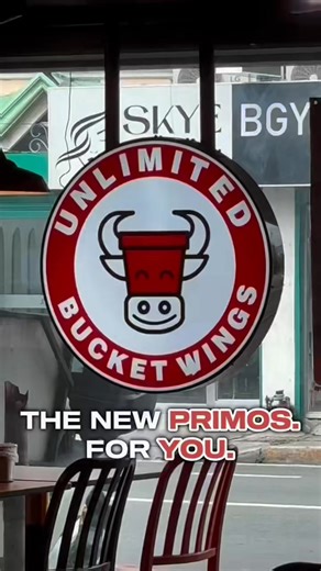 Primos heard you. We’re growing, rebranding, and coming back stronger. 🔥 #PrimosUnlimitedBucketWings #Foodtrip #UnliWings #Primos | Primo’s Unlimited Bucket Wings
