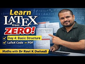 Structure of a LaTeX Document | Basic LaTeX Syntax Explained | LaTeX Course Day 4