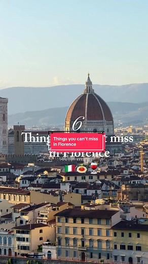 6 things you can’t miss in Florence…most people miss the last one! Make sure to save this list, whether you are visiting for a weekend or for a day! 🇮🇹🍝🍷 1️⃣ Santa Maria Novella Pharmacy = it is one of the oldest pharmacies in the world and a must visit. It is absolutely beautiful inside too! And a great place to buy a souvenir. 2️⃣ Schiacchiteria Dei Neri = we decided to skip the queue at All’Antico Vinaio and try this sandwich spot instead. And it slaps. Get the one with mortadella and str