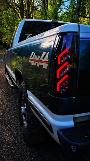 1990 K1500 OBS LED's #taillights #headlights #K1500 #chevytrucks