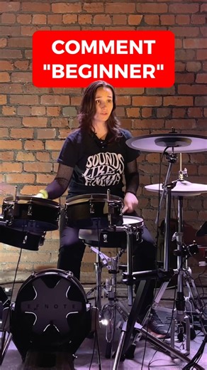 How to play a half-time groove - it’s not as tricky as you might think! The key is in the counting and feeling the backbeat in the right place. It might take a few attempts, but once it clicks, it feels great to play 🥁. New to grooves like this? Comment “BEGINNER” and we’ll DM you a free eBook to help you build a solid foundation - or click the link in our bio to grab it instantly! 🎯📘 #drums #drumming #drummers #drummersofinstagram #drumgroove #drumbeats #girldrummer | Love To Learn Drums