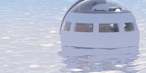 The ambitious plan expected to become a reality: A night in a hotel room floating on the ocean (Video)