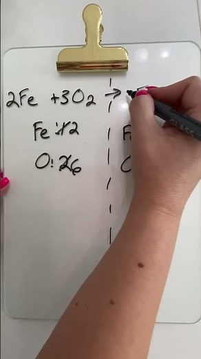 How to Balance Fe + O2 = Fe2O3 #balancechemicalequation #chemistry #science #education