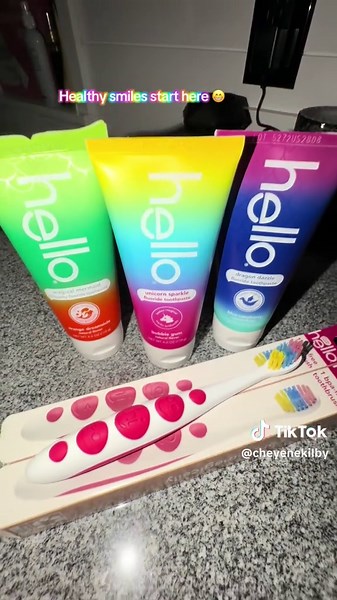 Brushing battles? Not anymore. 🦷✨ This Hello kids toothpaste toothbrush bundle makes brushing fun, gentle, and parent-approved. Little smiles, big clean! @helloproducts #oralhygiene #toothpaste #momtok #brushingteeth #kidsproducts