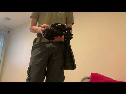 How To Wear an M17 Gas Mask Carrier on your Leg