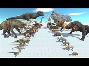 Dinosaurs War - Dinosaurs vs Mammals - Animal Revolt Battle Simulator