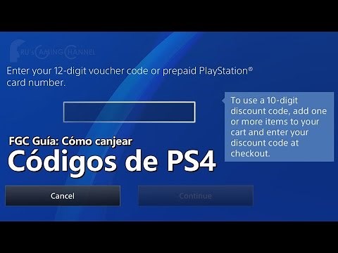 Cómo canjear códigos de PS4