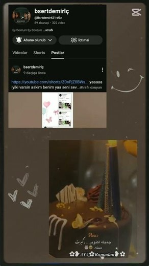 İyik doğdun hep mutlu ol sevgilim #‪@Bsrtdemir421-d9z‬ səni çox sevirəm 💋