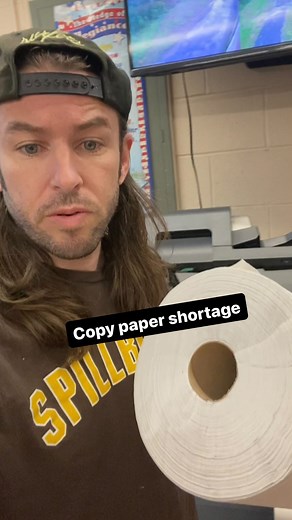 51K views · 248 reactions | Copy paper shortage . . . #papertowels #school #teachers | Jimmy Cash | Facebook