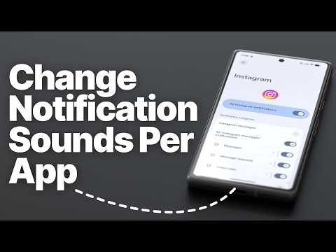 How to Change Notification Sound for Each App on Google Pixel (Android 16)