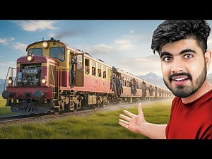 DRIVING VINTAGE PASSENGER TRAIN (OVERLOADED)