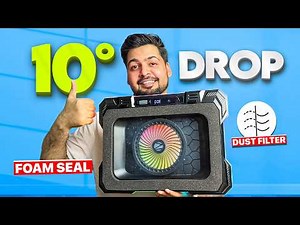 Laptop Overheating? 🔥 This ₹2000 Cooling Pad Fixes It! (Real Thermal Test – ZEBRONICS NC9200)