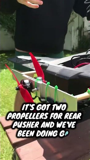 🛫Building a pusher plane like no other- head over to our channel for the build #drone #rcplane