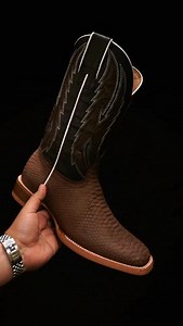 Closer Look At Our NEW Matte Brown Python Boots🐍 ONLY $149.99!! | Alfa Western Wear