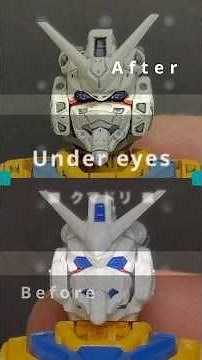 【ガンプラ改造】HG白いガンダムをカラー2号機さんの3Dモデル目指して改造!!_Gunplda custom build HG White Gundam_No.059.1 #shorts