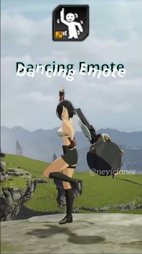 Blue Protocol Dancing Emote Gesture Bailar #blueprotocol #blueprotocolemote #gamingtutorial #shorts