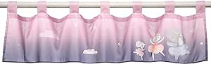 Amazon.com: Bedtime Originals Tiny Dancer Ballet Animals Window Valance - Pink/Purple : Baby