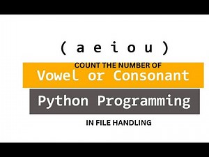 write a program to read a text file and display the count of vowel and consonants in #python