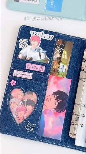 이런 포카 바인더는 처음 보시죠..🤣💙 플레이브 바인더 꾸미기 PLAVE photocard binder deco ‪@plave_official‬