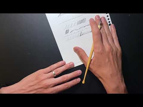 The Position of the Paper When Writing With your Arm