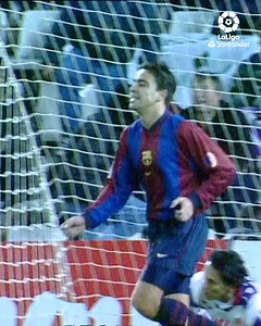304K views · 10K reactions | #OnThisDay, back in 1998, Xavi scored his first goal for FC Barcelona in #LaLigaSantander! ❤️ | LaLiga | Facebook