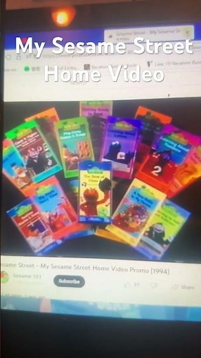 My Sesame Street Home Video