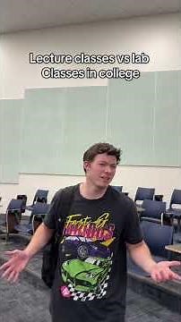 Lecture vs lab classes