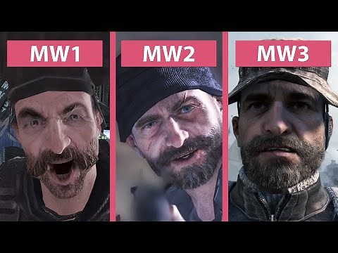 Call of Duty Modern Warfare Evolution – Part 1 (2007), 2 (2009) & 3 (2011) Graphics Comparison