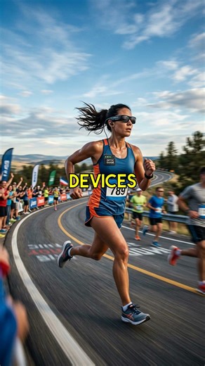 Blind Marathon Runner Guided by Smart Glasses! 🏃‍♂️ #Tech #BlindRunner #Innovation