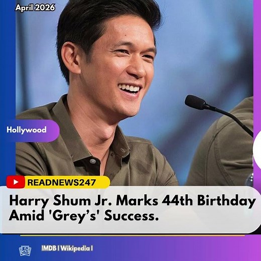 Harry Shum Jr. Marks 44th Birthday Amid 'Grey’s' Success.