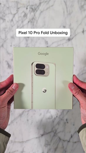 Google on Instagram: "Unboxing the new Pixel 10 Pro Fold"