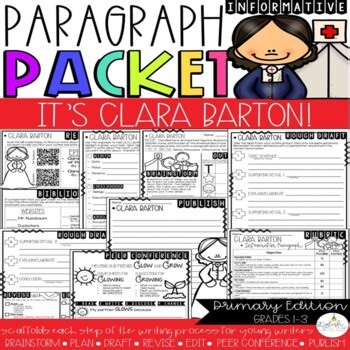 It's Clara Barton | Biography Paragraph Packet | Informational Writing | CKLA