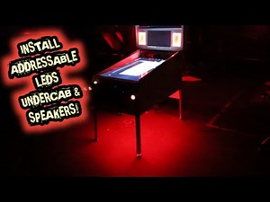 Virtual Pinball: how to install under cabinet and speaker grill addressable leds!