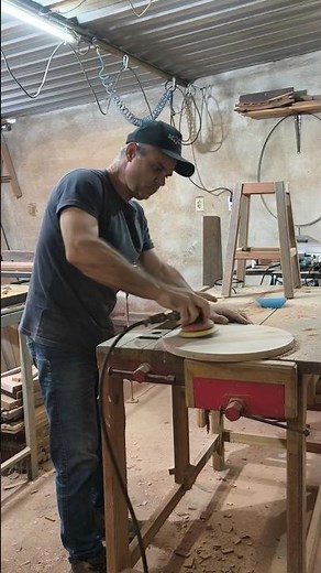Rokit PNEUMÁTICA com lixa grão 80 #tools4life #woodworking #diy