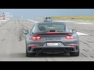 1000HP Porsche 991.2 Turbo S HCP 0-325 KM/H DRAG RACES