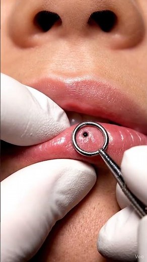 Can You Handle This Satisfying Pimple Pop? #lips