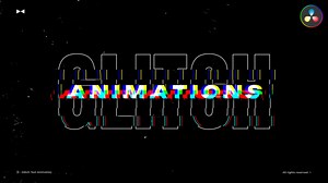 Glitch Text Animation \ DR