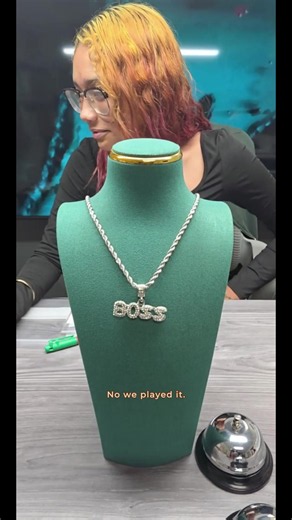 Unisex Gold Plated Metal Coating Twisted Rope Chain Necklace with Rhinestone BOSS Pendant (24-in), Bold Charm Jewelry Includes Boss Statement Piece for Casual Wear