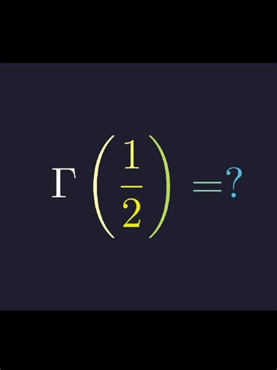 Introduction to the Gamma Function and Half-Integer Factorials #mathe #mathematics #maths #math
