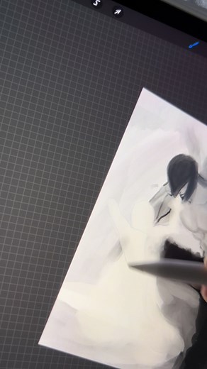 Fallen Curious Angel Drawing Tutorial in Procreate