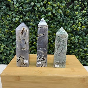 Moosachat Türme | Ausgeglichenheit & Wohlbefinden - Etsy.de