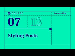 [07] Styling Our Posts With Elementor