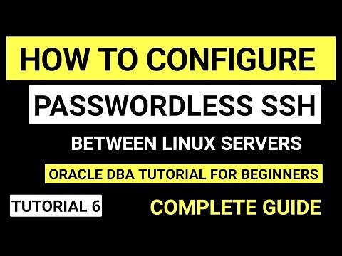 How to configure password less SSH between Linux server