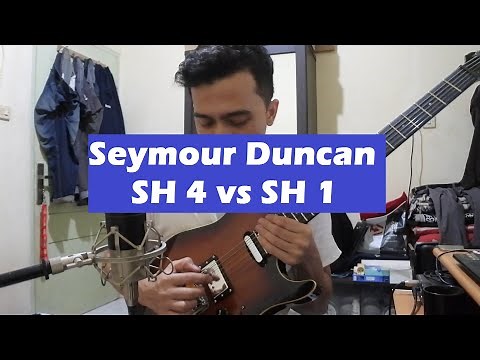 Seymour Duncan Bridge Pickups Review - SH1/'59 vs SH4/JB (Distorted Sound)