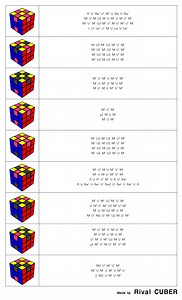 3x3x3 큐브 Roux 해법 EO 공식 모음
